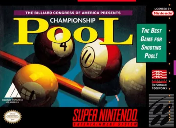 Championship Pool (USA) box cover front